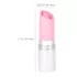 Pillow Talk Lusty - vibrator tip baghetă cu limbă, pe acumulator (alb-roz)
