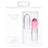 Pillow Talk Lusty - vibrator tip baghetă cu limbă, pe acumulator (alb-roz)
