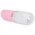 Pillow Talk Lusty - vibrator tip baghetă cu limbă, pe acumulator (alb-roz)