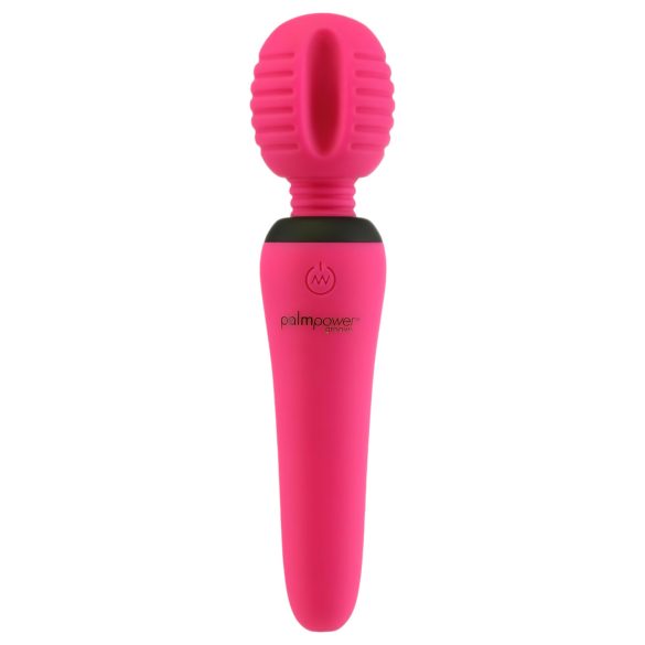 PalmPower Groove - vibrator roz cu masaj pentru plăceri intense!