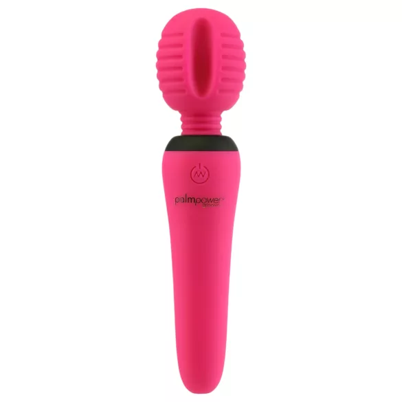 PalmPower Groove - vibrator masaj reincarcabil - silicon roz