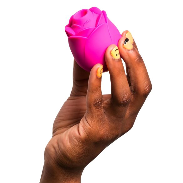 ROMP Rose - vibrator clitoridian cu undă de aer - silicon roz