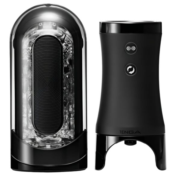TENGA Flip 0 Electronic - masturbator automat - negru