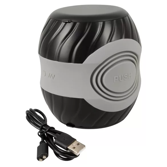 You2Toys - masturbator cu 2 motoare - silicon gri