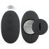 Dublu F Velvet Negru - vibrator anal ajustabil (negru)
