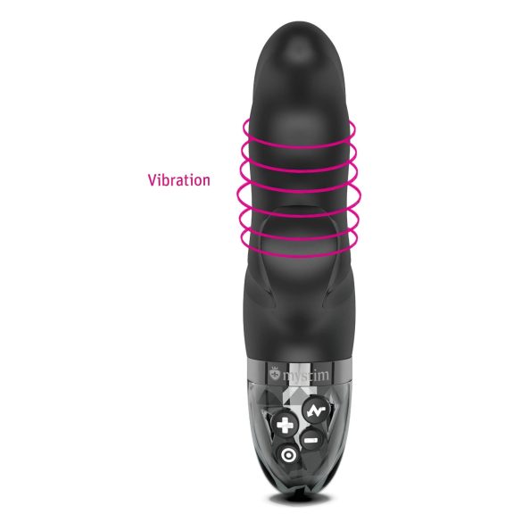 mystim Hop Hop Bob E-Stim - vibrator electric cu acumulator (negru)