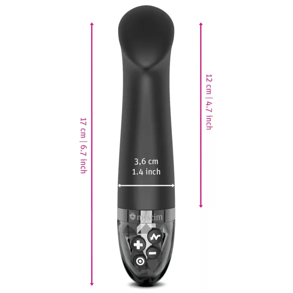 mystim - vibratoare electro G-spot - stimulare electrică - negru
