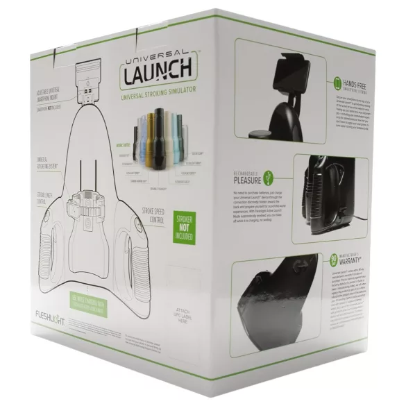 Fleshlight - adaptor universal pentru masturbator - negru