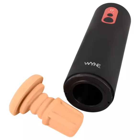 WYNE 08 - masturbator electric cu mișcare sus-jos - negru