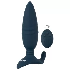   ANOS - vibratoare anal cu telecomandă - funcție de împingere - albastru