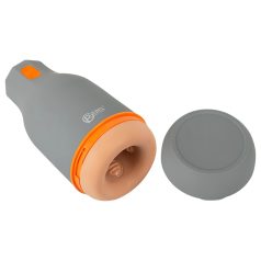 Rebel - masturbator impermeabil, natural-gri