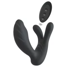   Smile - Vibrator punct G și P - funcție telecomandă - silicon negru