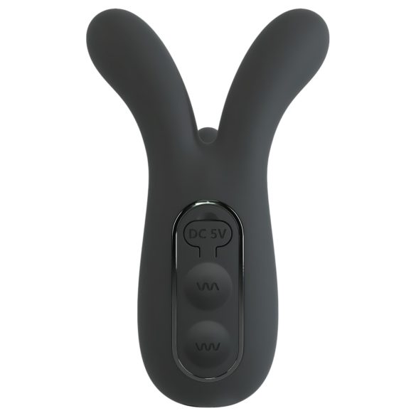 Smile - Vibrator punct G și P - funcție telecomandă - silicon negru