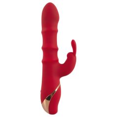 You2Toys Rabbit - vibrator cu inele vibrante (roșu)
