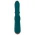 You2Toys - Vibrator tip iepuraș cu inel - rezistent - turcoaz