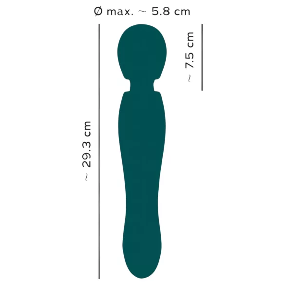 You2Toys Grande - vibrator masaj reîncărcabil - verde