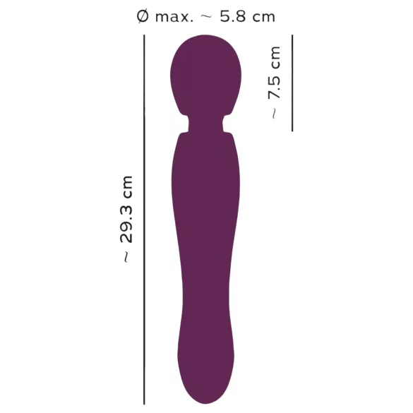 You2Toys Grande - vibrator masaj reîncărcabil - roșu