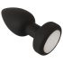 ANOS - dop anal vibrator, luminos (negru)