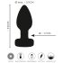 ANOS - dop anal vibrator, luminos (negru)