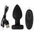 ANOS - dop anal vibrator, luminos (negru)