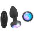 ANOS - dop anal vibrator, luminos (negru)