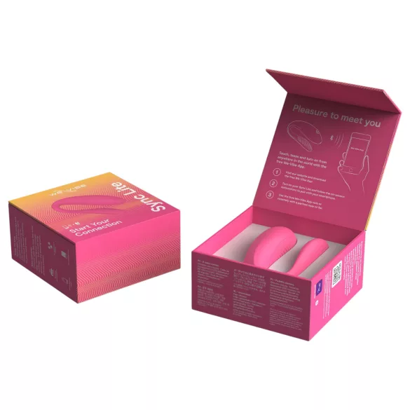 We-Vibe Sync Lite - vibrator pentru cuplu control wireless - roz