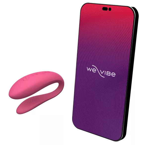 We-Vibe Sync Lite - vibrator pentru cuplu control wireless - roz
