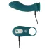 Couples Choice - vibrator 3 în 1 pentru cupluri - multifuncțional turcoaz
