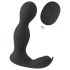Rebel - Vibrator prostată 2in1 cu telecomandă (negru)