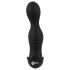 Rebel - vibrator prostată 2 în 1 cu telecomandă - silicon negru