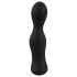 Rebel - Vibrator prostată 2in1 cu telecomandă (negru)