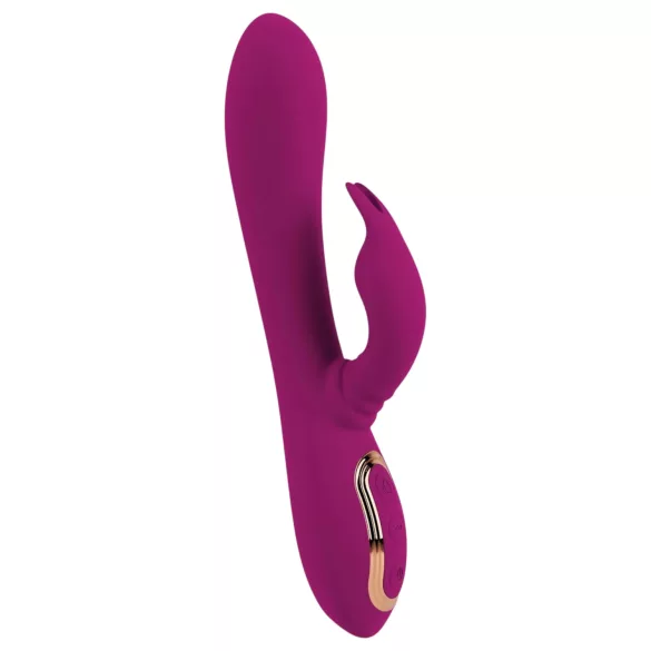 Javida - vibrator rotativ 3 în 1 cu mărgele (mov)
