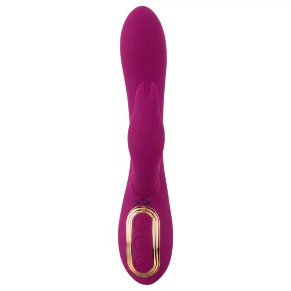Javida - vibrator rotativ 3 în 1 cu mărgele (mov)