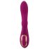 Javida - Vibrator 3în1 cu perle rotative (mov)