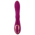 Javida - vibrator rotativ 3 în 1 cu mărgele (mov)