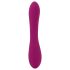 Javida - Vibrator 3în1 cu perle rotative (mov)