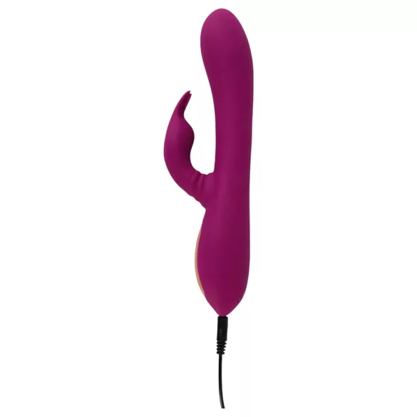 Javida - vibrator rotativ 3 în 1 cu mărgele (mov)