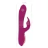 Javida - vibrator rotativ 3 în 1 cu mărgele (mov)