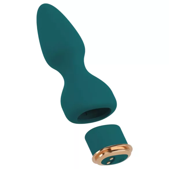 Couples Choice - vibrator 4 în 1 reglabil cu telecomandă (turcoaz)