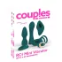 Couples Choice - vibrator 4 în 1 reglabil cu telecomandă (turcoaz)