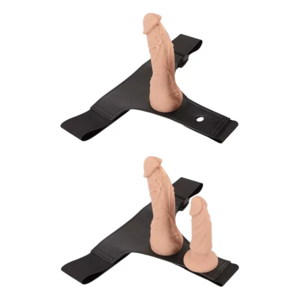 You2Toys - dildo strap-on set - culoare natur