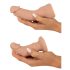 You2Toys - Set dildo cu ham (natur)