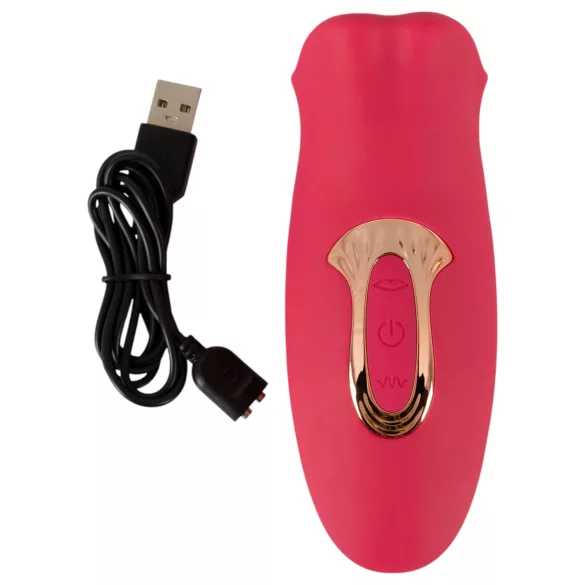 You2Toys - vibrator clitoridian cu limbă (roz)