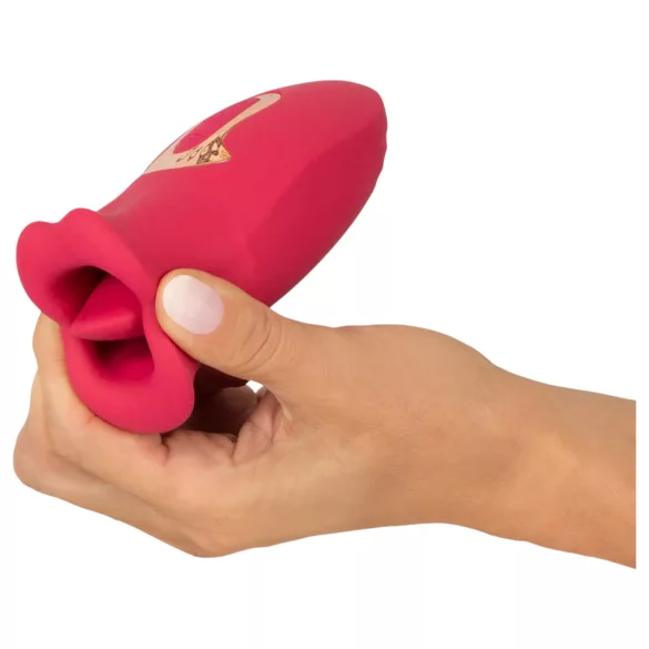 You2Toys - vibrator clitoridian cu limbă (roz)
