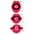You2Toys - Vibrator 2în1 cu limbă (roz)