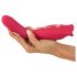 You2Toys - Vibrator 2în1 cu limbă (roz)