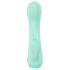 Cuties Mini 4 - vibrator verde, rezistent la apă, cu design iepuraș, reîncărcabil