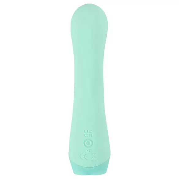 Cuties Mini 4 - vibrator iepuraș mic, reîncărcabil, rezistent la apă, verde