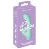 Cuties Mini 4 - vibrator verde, rezistent la apă, cu design iepuraș, reîncărcabil
