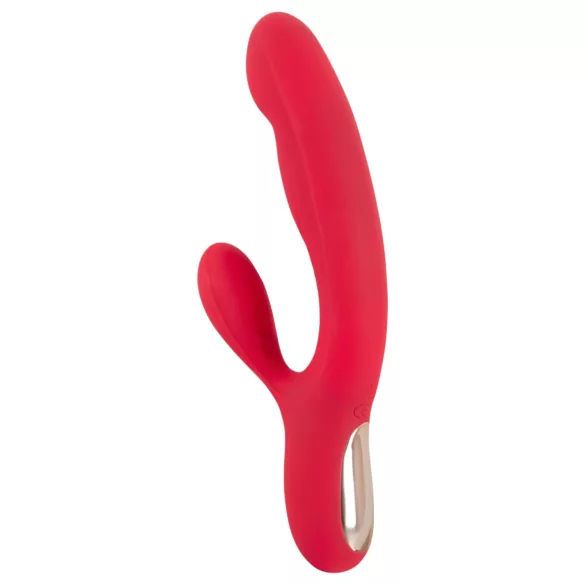 Smile Thumping Rabbit - vibrator cu 3 motoare - reîncărcabil - roșu